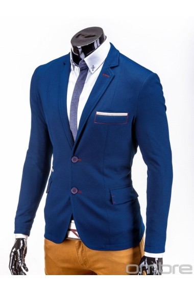 Sacou Ombre casual slim fit M40 Bleumarin