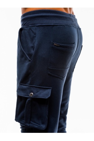 Pantaloni barbati de trening albastru slim fit sport street model nou  P747