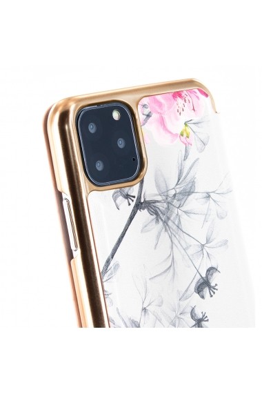 Husa iPhone 11 Pro Max Ted Baker Book Folio Mirror Babylon Nickel