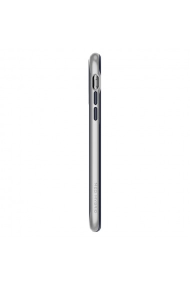 Husa iPhone XS Max Spigen Neo Hybrid Satin Silver