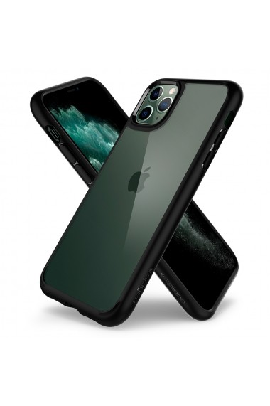 Husa iPhone 11 Pro Max Spigen Ultra Hybrid Black
