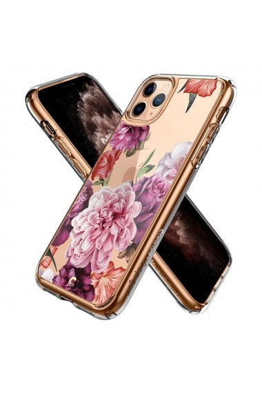 Husa iPhone 11 Pro Max Spigen Ciel Cecile Rose Floral