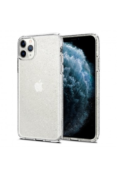 Husa iPhone 11 Pro Spigen Liquid Crystal Glitter Crystal Quartz