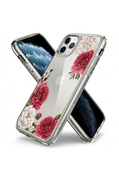 Husa iPhone 11 Pro Spigen Ciel Cecile Red Floral
