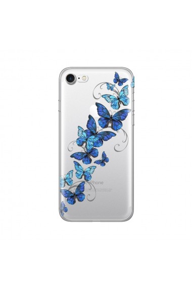 Husa iPhone SE 2 / 8 / 7 Lemontti Silicon Art Butterflies