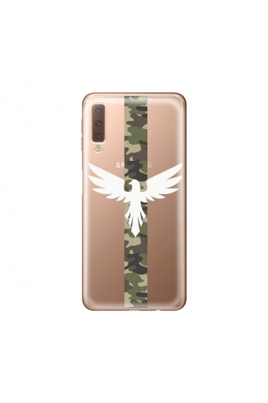 Husa Samsung Galaxy A7 (2018) Lemontti Silicon Art Army Eagle