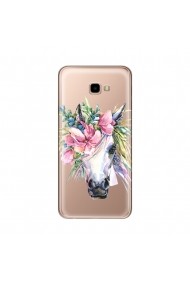 Husa Samsung Galaxy J4 Plus Lemontti Silicon Art Watercolor Unicorn