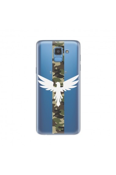 Husa Samsung Galaxy J6 (2018) Lemontti Silicon Art Army Eagle