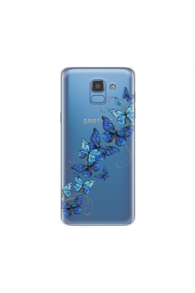 Husa Samsung Galaxy J6 (2018) Lemontti Silicon Art Butterflies