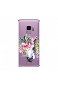 Husa Samsung Galaxy S9 G960 Lemontti Silicon Art Watercolor Unicorn