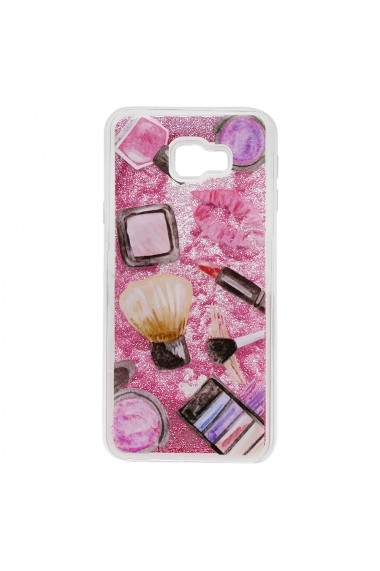 Carcasa Samsung Galaxy J4 Plus Lemontti Liquid Sand Makeup Glitter