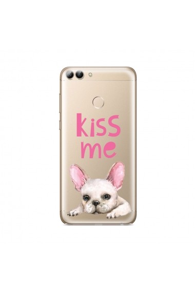 Husa Huawei P Smart Lemontti Silicon Art Pug Kiss
