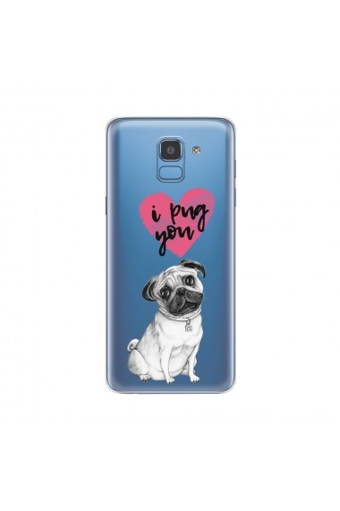 Husa Samsung Galaxy J6 (2018) Lemontti Silicon Art Pug You