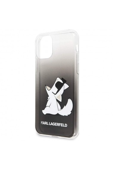 Husa iPhone 11 Pro Karl Lagerfeld Colectia Fun Glasses Choupette Negru