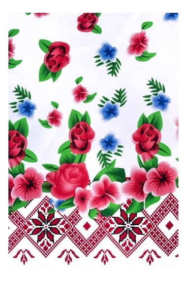 Rochie pe corp cu imprimeu floral - Marta
