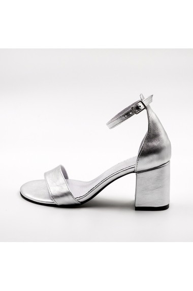 Sandale din piele TUNGUS 01-SGTG Argintii