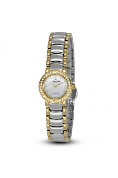 Ceas elegant Swiss Made 36 diamante cadran cu sidef Christina Watches