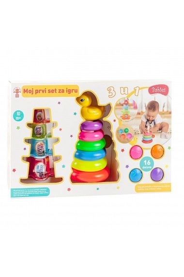 Set jucarii - 16 piese Furkan Toys FR55382 multicolor