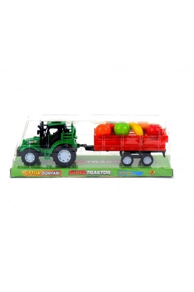 Tractoras cu remorca Furkan Toys 776-3 multicolor