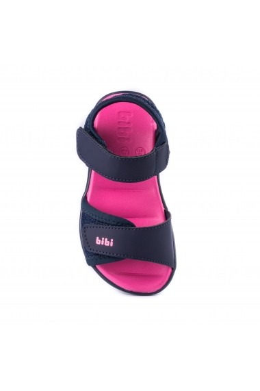 Sandale Fete Bibi Basic Mini Naval/Disco Cu Velcro