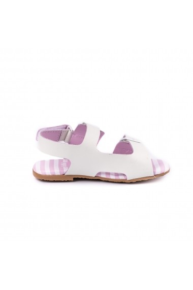 Sandale Fete Bibi Baby Birk Mini Albe
