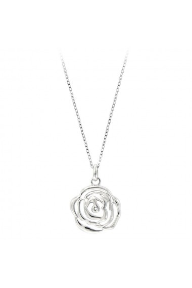 Pandantiv cu lant Argint 925 Silver Rose Flower