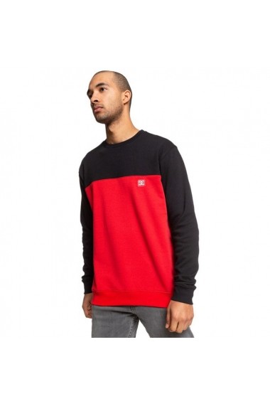 Bluza barbati Dc Shoes Rebel Crew Block 3 Red/black EDYFT03456-XKKR