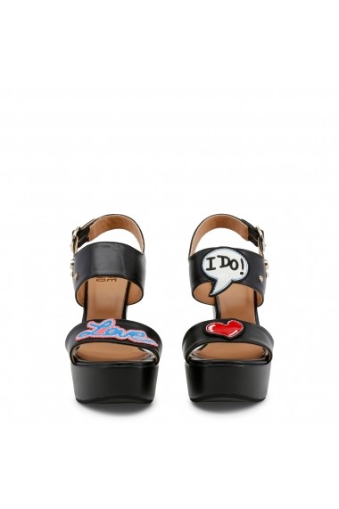 Sandale cu platforma Love Moschino JA1603CE15IC 0000 negru