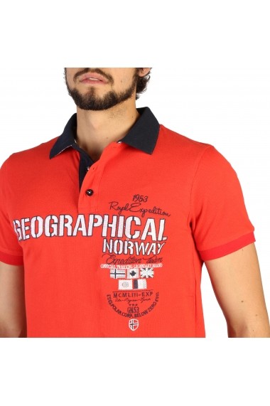 Tricou Geographical Norway Kilitary_man_red