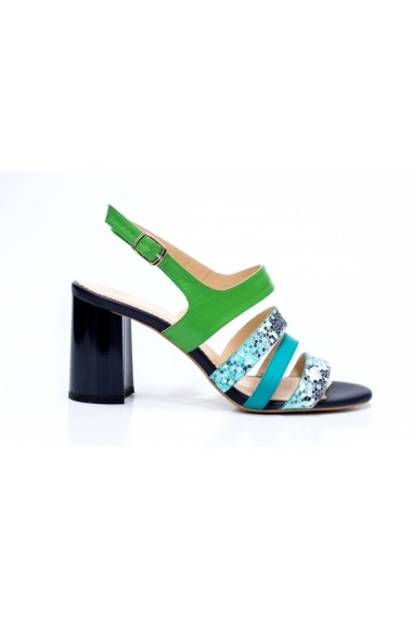 Sandale cu toc Thea Visconti S-312-19-311 Multicolor