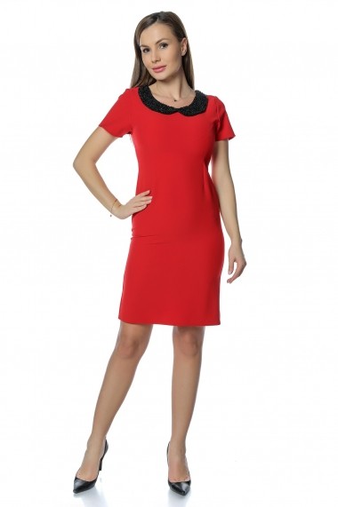 Rochie scurta Crisstalus RO244 rosie