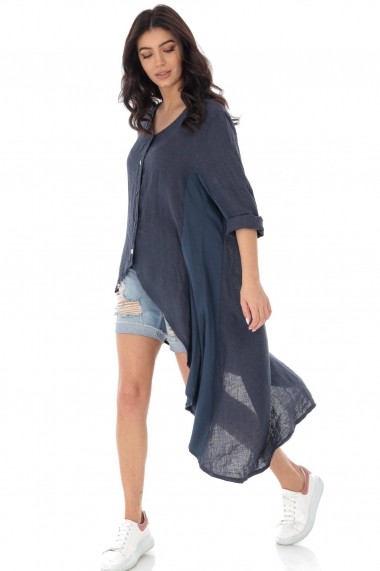 Cardigan Roh Boutique lung din in - NAVY - ROH - JR517 bleumarin