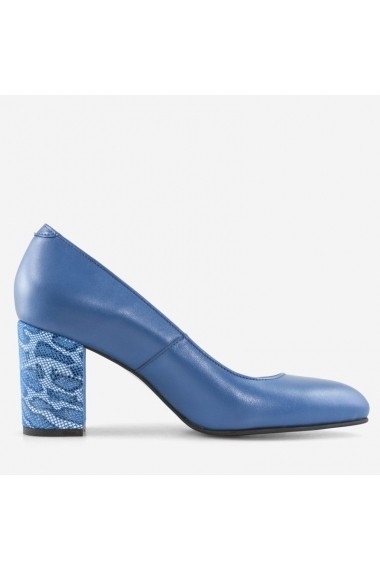 Pantofi dama din piele naturala albastra Nissa   Dianemarie P156 bl