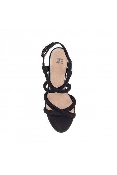 Sandale cu toc La Redoute Collections GGA809 negru