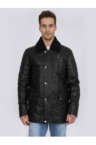 Jacheta din piele Sir Raymond Tailor SI3966011 Negru