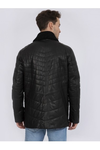 Jacheta din piele Sir Raymond Tailor SI3966011 Negru