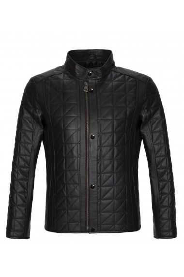 Jacheta din piele Paul Parker MAS-PA9065636-BLACK Negru