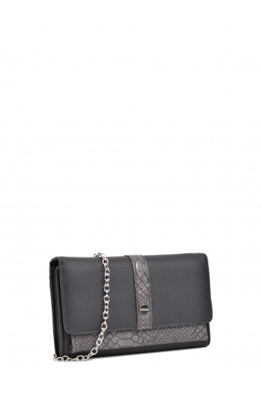 Clutch Anna Luchini SBV-SS18 AL PO114-NERO Negru