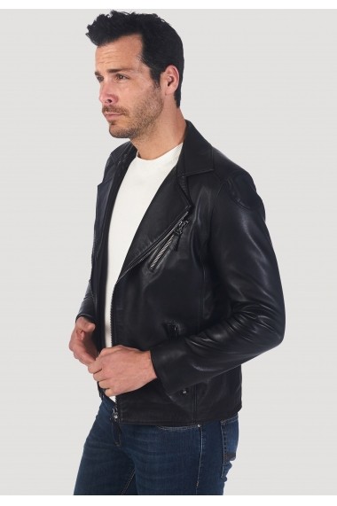 Jacheta din piele Giorgio di Mare GI2529065 Negru