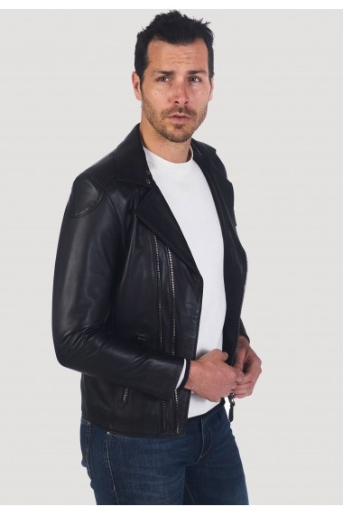Jacheta din piele Giorgio di Mare GI2529065 Negru