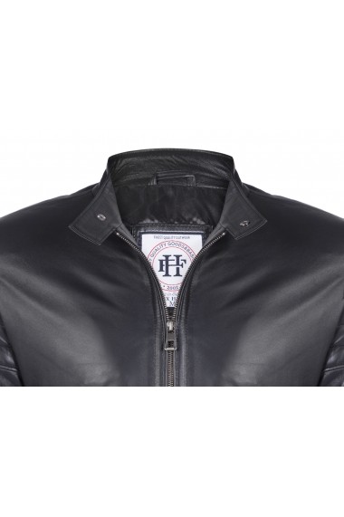 Jacheta din piele FELIX HARDY FE2603054 Negru