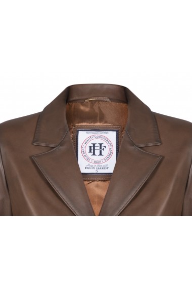 Jacheta din piele FELIX HARDY FE2055086 Maro