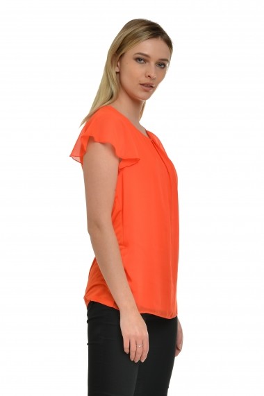 Bluza Cesy Fashion CSF 227 portocaliu
