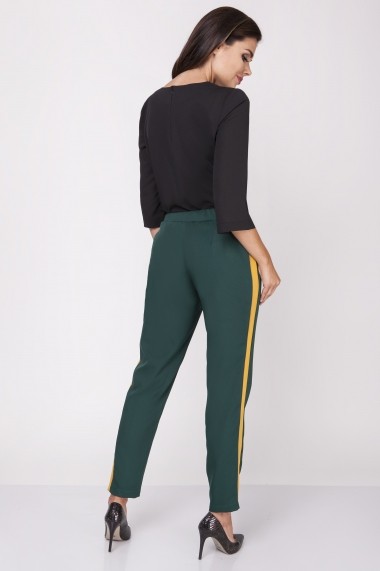 Pantaloni NAOKO GLB-AT140 GREEN CAMEL Verde