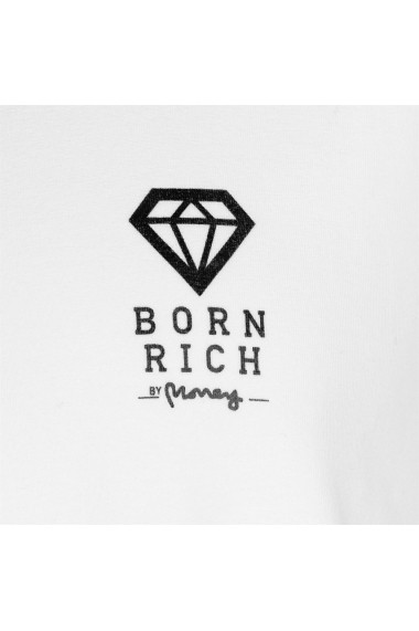 Tricou Born Rich 59932793 Alb