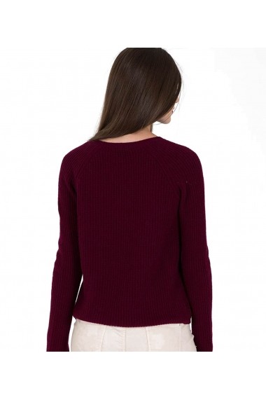 Pulover din lana Wool Overs A121L-Plum mov