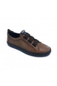 Pantofi sport piele naturala Torino 3661 maro