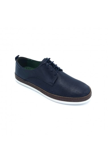 Pantofi sport piele naturala Torino 3683 bleumarin