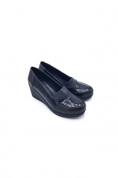 Pantofi piele naturala Torino 410 negri