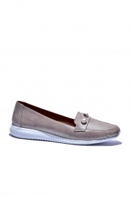 Espadrile din piele naturala Torino 862 bej sidef